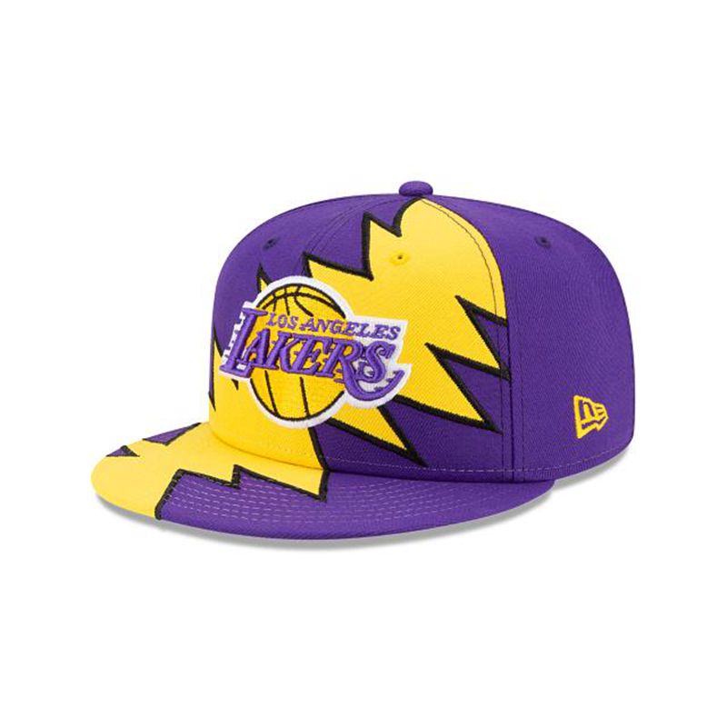 NBA Los Angeles Lakers Flash 9Fifty Snapback (ETW1643) - Purple New Era Caps